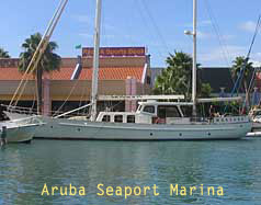 sailing around aruba on sailing yacht monsoon