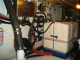 sailing yacht engine room